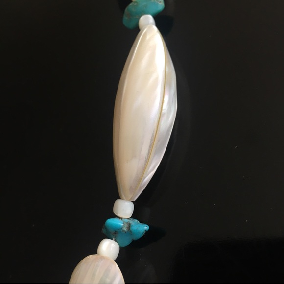Shell & Turquoise Necklace - Picture 12 of 16